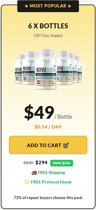 Buy NovuBurn 6 Bottle